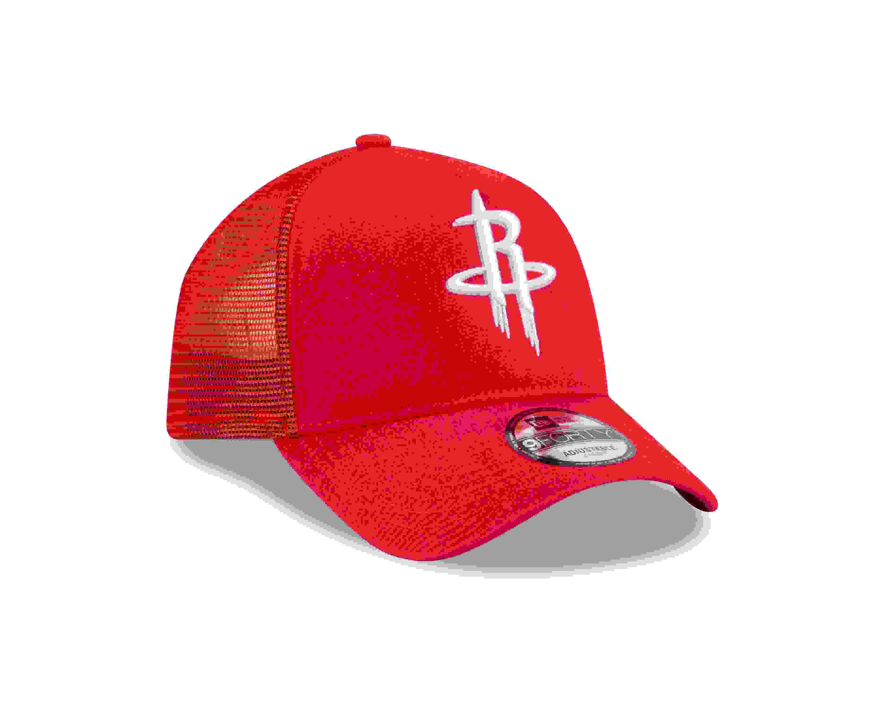 New Era Houston Rockets 9FORTY A-Frame Trucker Red Snapback Hat